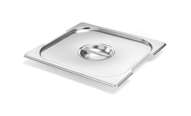 HENDI Gastronorm Deckel mit Griffaussparung – Budget Line – GN 2 / 3 – 354 × 325 mm – Produktansicht