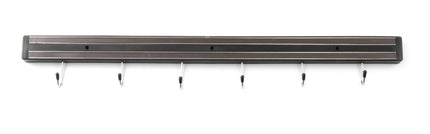 HENDI Messermagnetleiste mit Haken – 6 Haken – 620 mm – Produktansicht