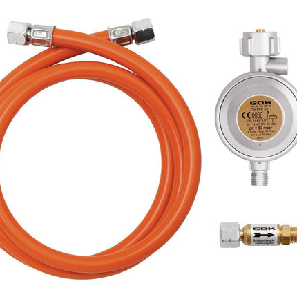 Gas-Anschluss-Set, nur Außenbereich