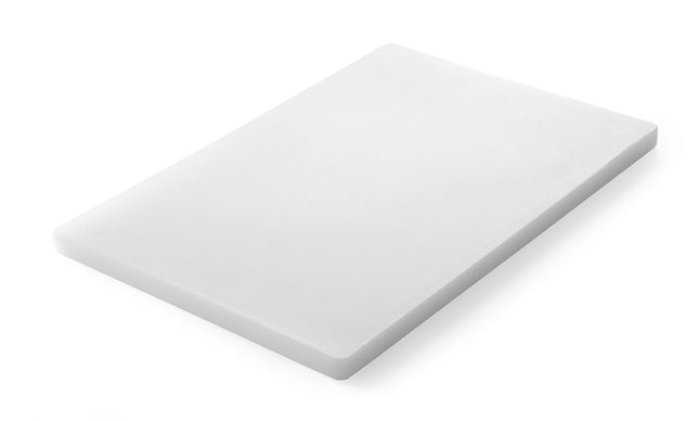 HENDI Schneidebrett – Weiß – 600 × 400 mm – Produktansicht