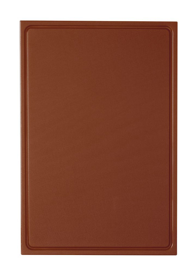 HENDI Schneidbrett HACCP 600x400 – Braun – 600 × 400 mm – Dicke 20 mm  – Produktansicht