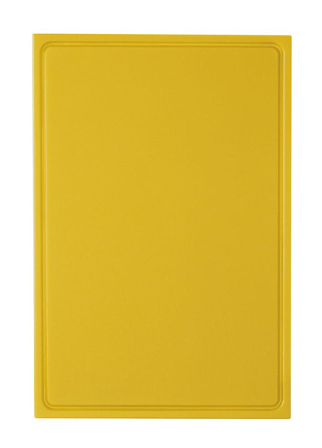HENDI Schneidbrett HACCP 600x400 – Gelb – 600 × 400 mm – Dicke 25 mm  – Produktansicht