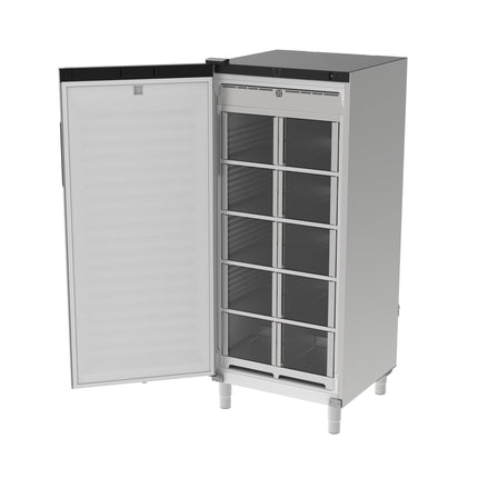 Rieber multipolar®CONNECT 10 Fächer-Acryltür li – Perspektivansicht