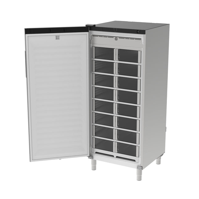 Rieber multipolar®CONNECT 16 Fächer-Acryltür li – Perspektivansicht