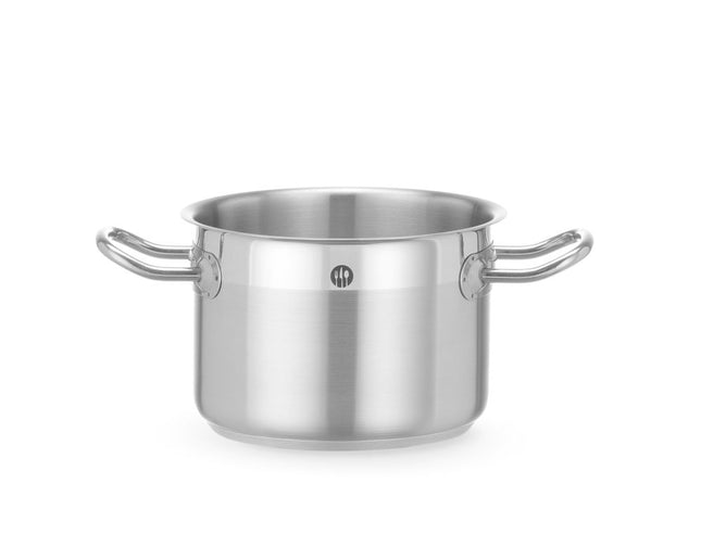 HENDI Kochtopf –  mittel - ohne Deckel – Profi Line – 2 – 1 l – Rund – Ø 160 × H 110 mm – Produktansicht