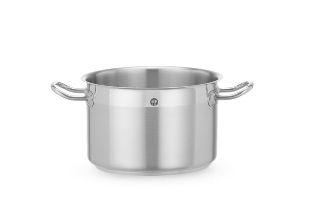 HENDI Kochtopf –  mittel - ohne Deckel – Profi Line – 4 l – Rund – Ø 200 × H 130 mm – Produktansicht