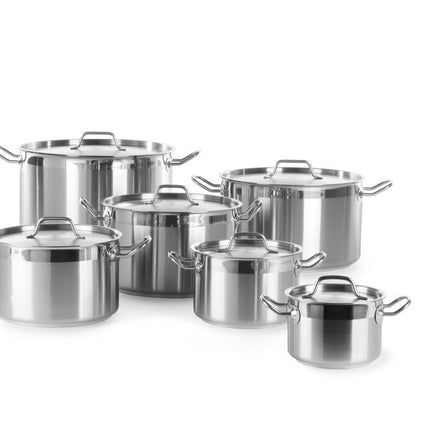 HENDI Kochtopf – mittel - mit Deckel – Profi Line – 6.7 l – Ø 240 × H 150 mm – weitere Produktansicht