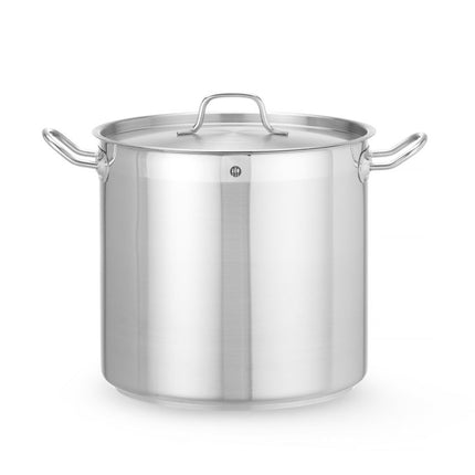 HENDI Schmortopf hoch - mit Deckel – Profi Line – 15.9 l – Ø 280 × H 260 mm – Produktansicht