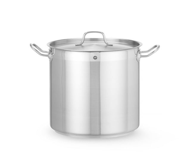 HENDI Schmortopf hoch - mit Deckel – Profi Line – 15.9 l – Ø 280 × H 260 mm – Produktansicht