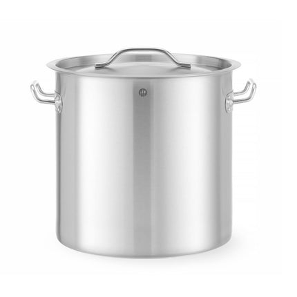 HENDI Hoher Schmortopf – mit Deckel – Budget Line – 21 l – Ø 300 × H 300 mm – Produktansicht
