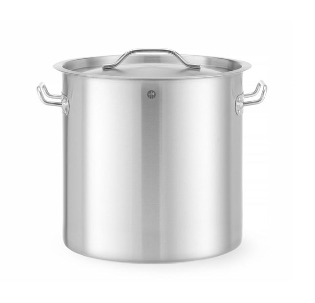 HENDI Hoher Schmortopf – mit Deckel – Budget Line – 21 l – Ø 300 × H 300 mm – Produktansicht