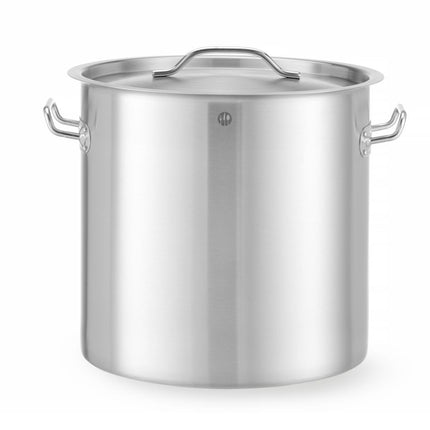 HENDI Hoher Schmortopf – mit Deckel – Budget Line – 25 l – Ø 345 × H 350 mm – Produktansicht