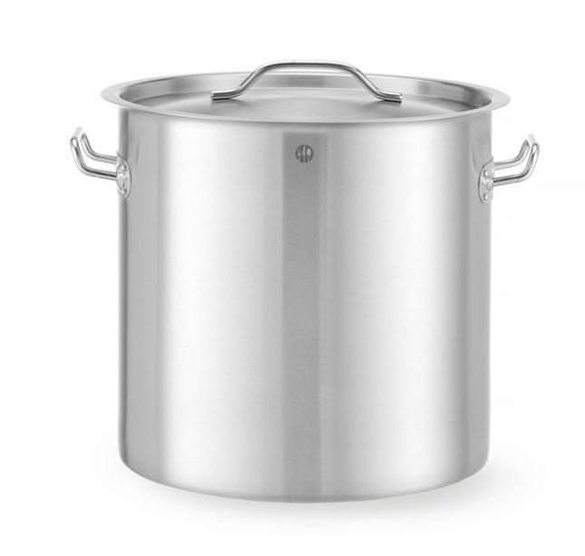 HENDI Hoher Schmortopf – mit Deckel – Budget Line – 25 l – Ø 345 × H 350 mm – Produktansicht