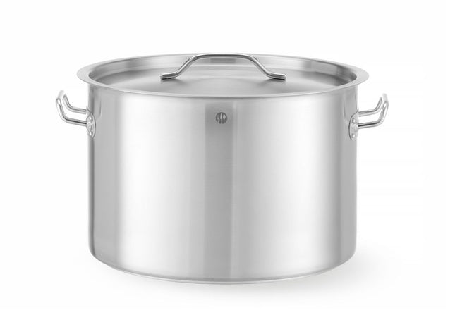 HENDI Hoher Schmortopf – mit Deckel – Budget Line – 36 l – Ø 360 × H 360 mm – Produktansicht