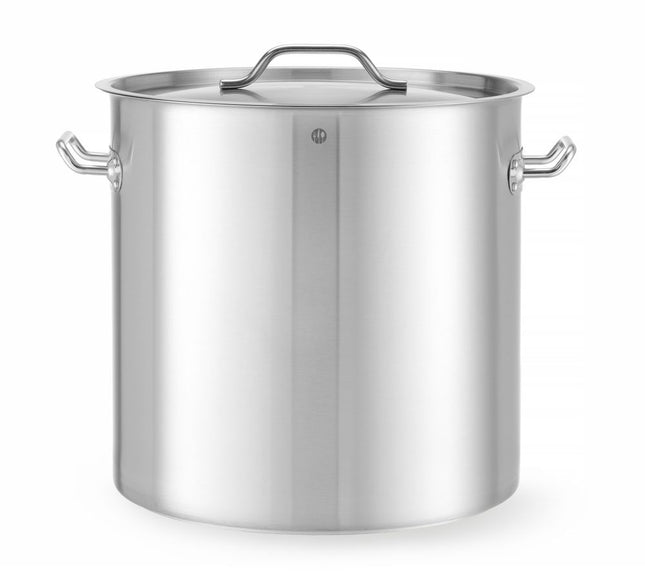 HENDI Hoher Schmortopf – mit Deckel – Budget Line – 50 l – Ø 400 × H 400 mm – Produktansicht