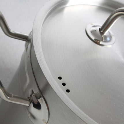HENDI Kochtopf – hoch - mit Deckel – Kitchen Line – 2.8 l – Ø 160 × H 140 mm – Detailansicht