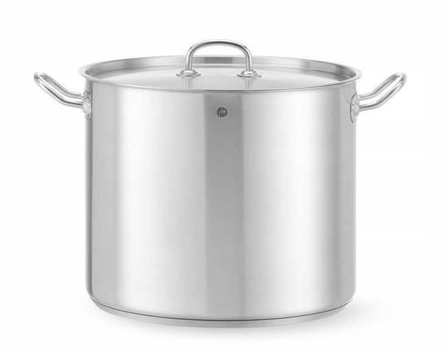 HENDI Kochtopf – hoch - mit Deckel – Kitchen Line – 21 l – Ø 320 × H 270 mm – Produktansicht