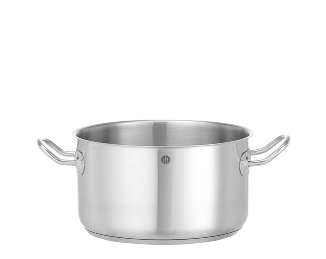 HENDI Schmortopf Mittel - ohne Deckel – Kitchen Line – 6 l – Ø 240 × H 135 mm – Produktansicht