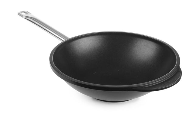 HENDI Wokpfanne Titanium Professional – Titanium professional – Ø 320 × H 100 mm – Produktansicht