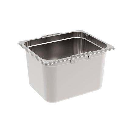 Rieber GNONE®-Behälter 1/2 200 - Fallgriffe – Perspektivansicht