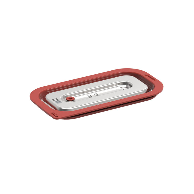 Rieber vaculid® Deckel 1/3 rot – Perspektivansicht