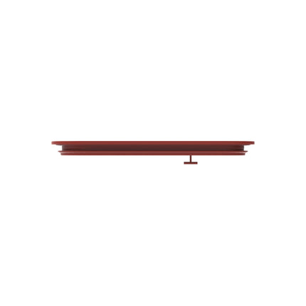 Rieber vaculid® Deckel 1/2 rot – Frontansicht