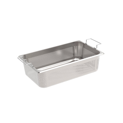 Rieber GN-Behälter 1/1 144 gelocht - Klappgriff – Perspektivansicht