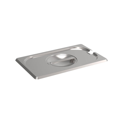 Rieber GN-Flachdeckel 1/4 - Löffelausschnitt – Perspektivansicht