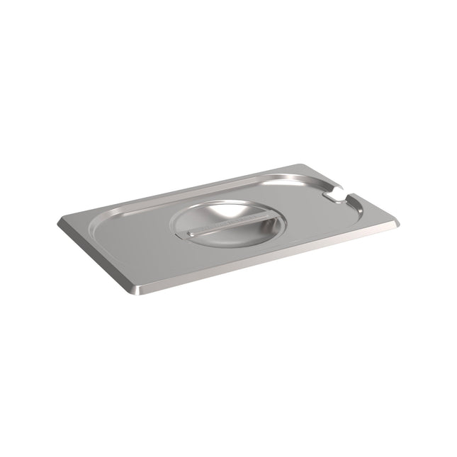 Rieber GN-Flachdeckel 1/4 - Löffelausschnitt – Perspektivansicht