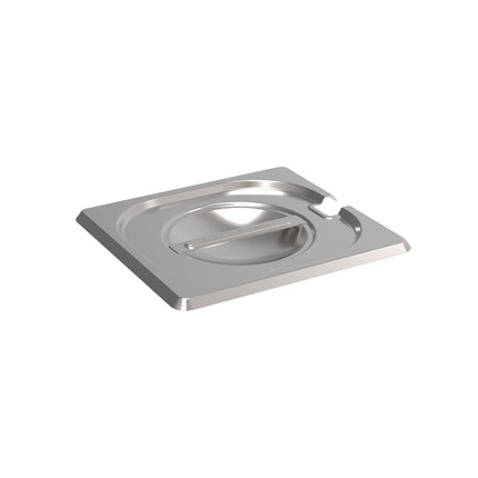 Rieber GN-Flachdeckel 1/6 - Löffelausschnitt – Perspektivansicht