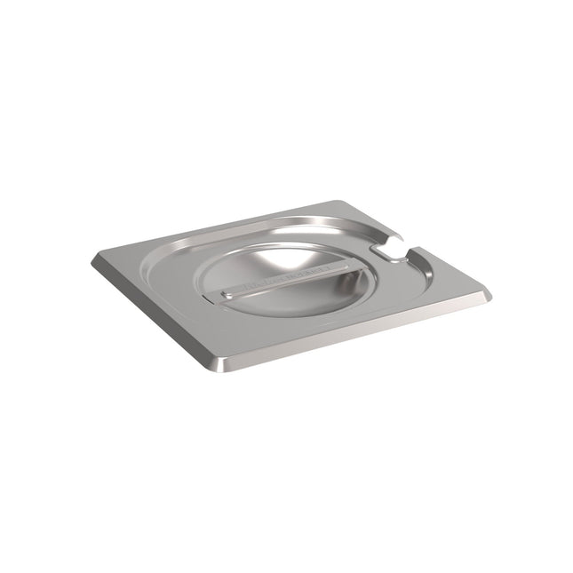 Rieber GN-Flachdeckel 1/6 - Löffelausschnitt – Perspektivansicht