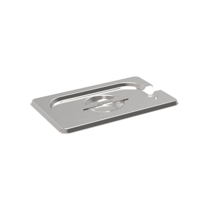Rieber GN-Flachdeckel 1/9 - Löffelausschnitt – Perspektivansicht