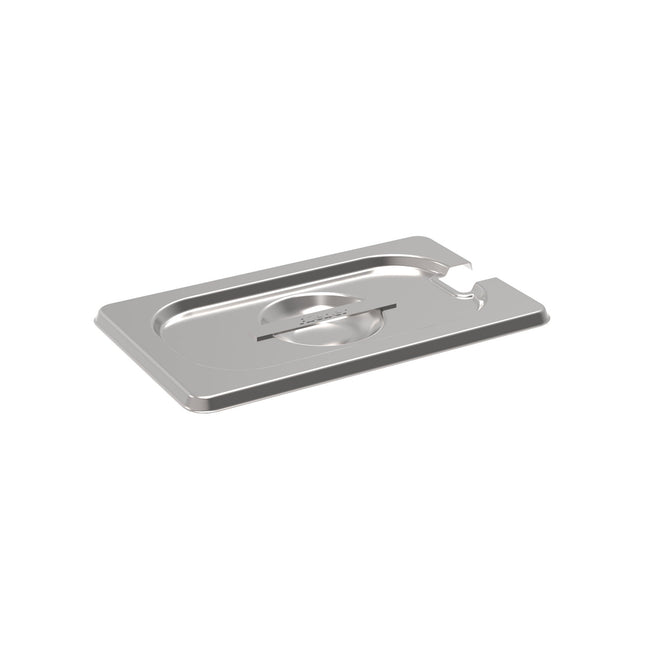 Rieber GN-Flachdeckel 1/9 - Löffelausschnitt – Perspektivansicht