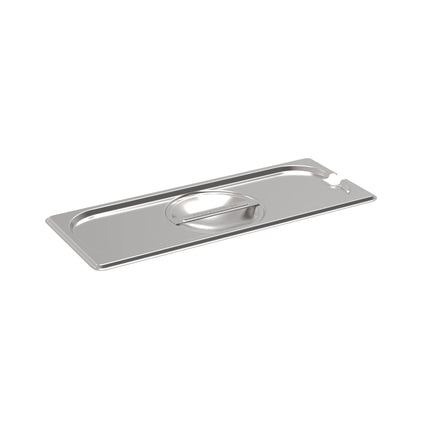 Rieber GN-Flachdeckel 2/8 - Löffelausschnitt – Perspektivansicht