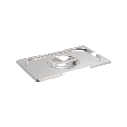 Rieber GN-Flachdeckel 1/4 Löffe.-&Grif.ausschn. – Perspektivansicht