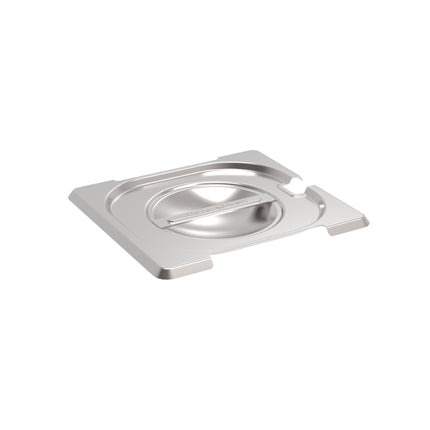 Rieber GN-Flachdeckel 1/6 Löffe.-&Grif.ausschn. – Perspektivansicht