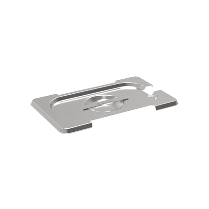 Rieber GN-Flachdeckel 1/9 Löffe.-&Grif.ausschn. – Perspektivansicht
