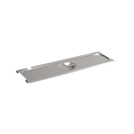 Rieber GN-Flachdeckel 2/4 Löffe.-&Grif.ausschn. – Perspektivansicht