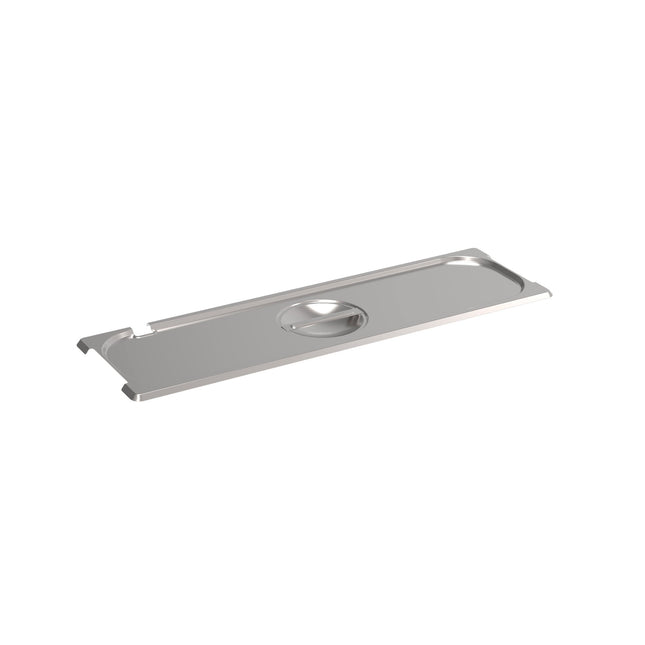 Rieber GN-Flachdeckel 2/4 Löffe.-&Grif.ausschn. – Perspektivansicht