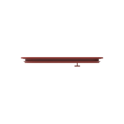 Rieber vaculid® Deckel 1/2 rot 4x QR-Code – Frontansicht