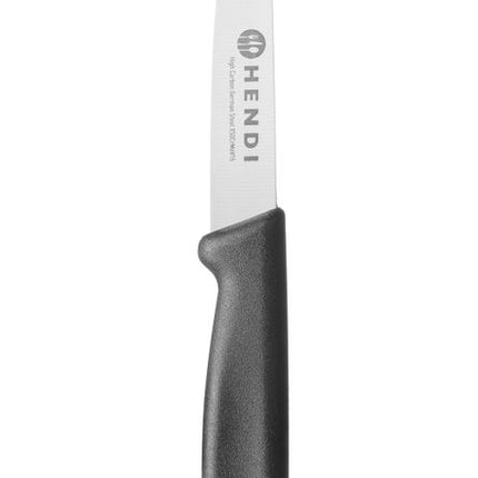 HENDI Gemüsemesser spitz – Schwarz – 192 mm – Produktansicht