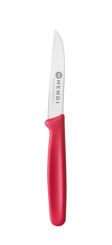 HENDI Gemüsemesser – Rot – Produktansicht