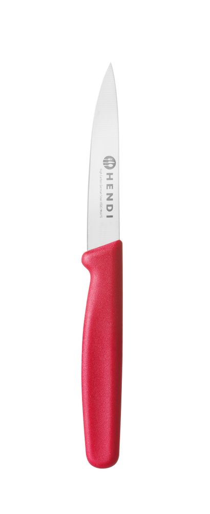 HENDI Gemüsemesser spitz – Rot – Produktansicht