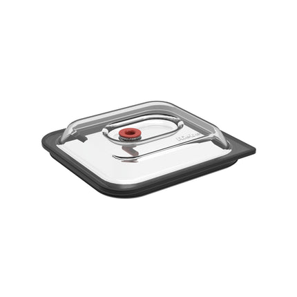 Rieber vaculid® Deckel 1/6 transparent – Perspektivansicht