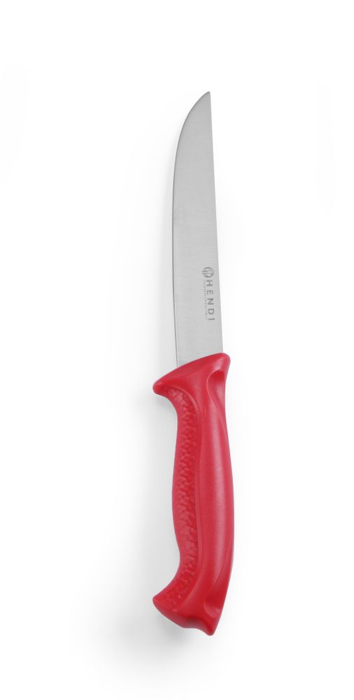 HENDI Tranchiermesser – Rot – 285 mm – Produktansicht