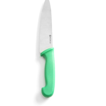 HENDI Kochmesser – Grün – 320 mm – Produktansicht