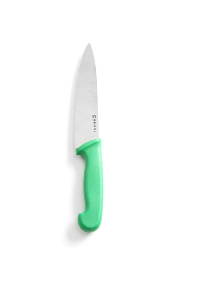 HENDI Kochmesser – Grün – 320 mm – Produktansicht