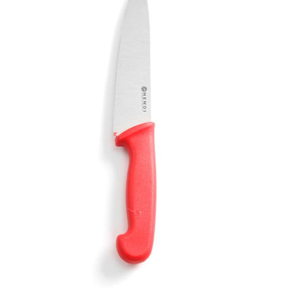 HENDI Kochmesser – Rot – 320 mm – Produktansicht