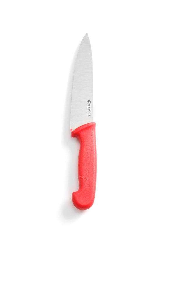HENDI Kochmesser – Rot – 320 mm – Produktansicht