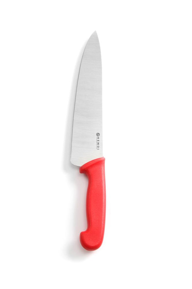 HENDI Kochmesser – Rot – 385 mm – Produktansicht